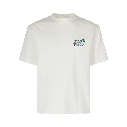VINE EMRBOIDERED SLOGAN TSHIRT