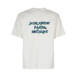 VINE EMRBOIDERED SLOGAN TSHIRT
