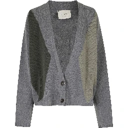 CARDIGAN FANCY KNIT ROMBI