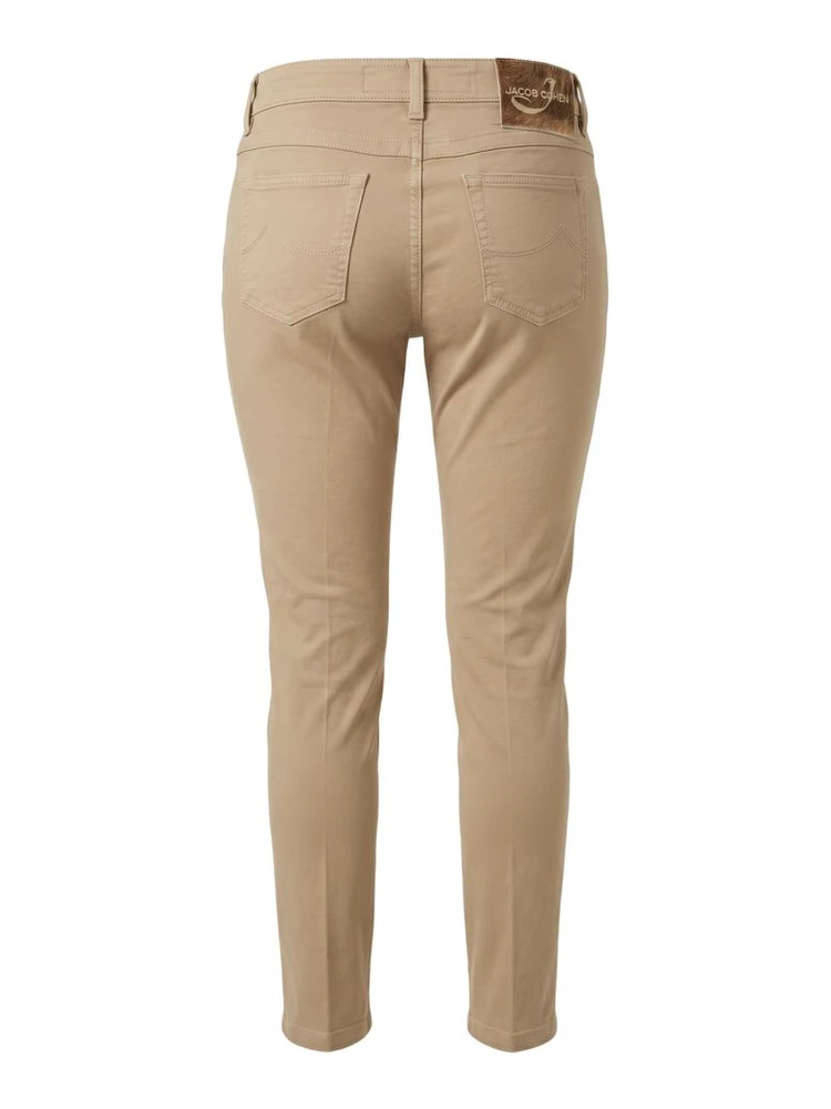Beige Cotton Women Pants alternative