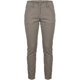 Grey Cotton Womens Pant