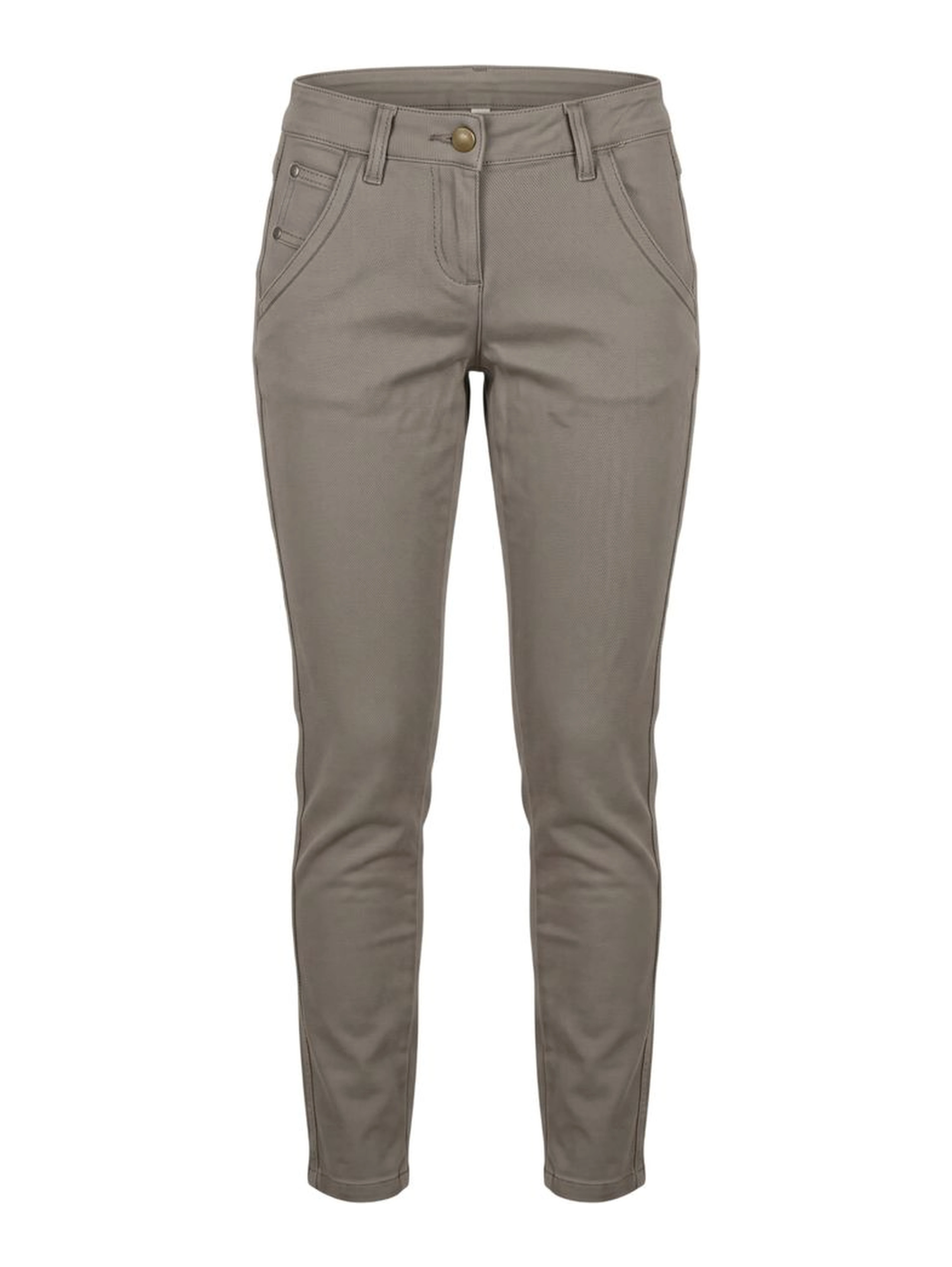 Grey Cotton Womens Pant