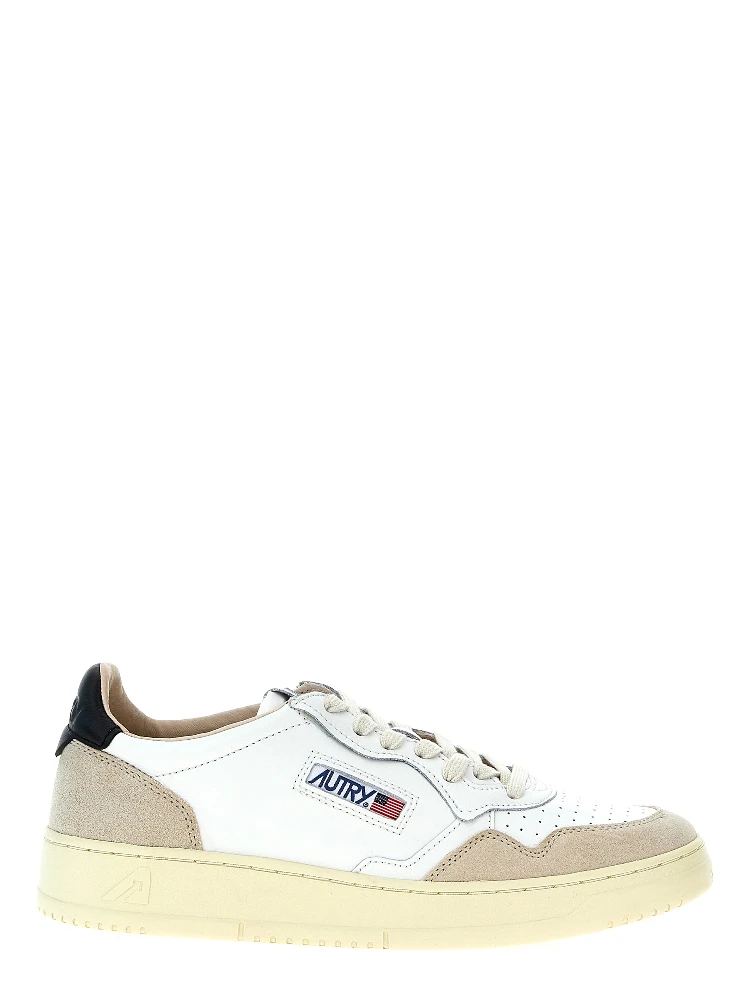 Multicolor Leather Low Top Sneakers