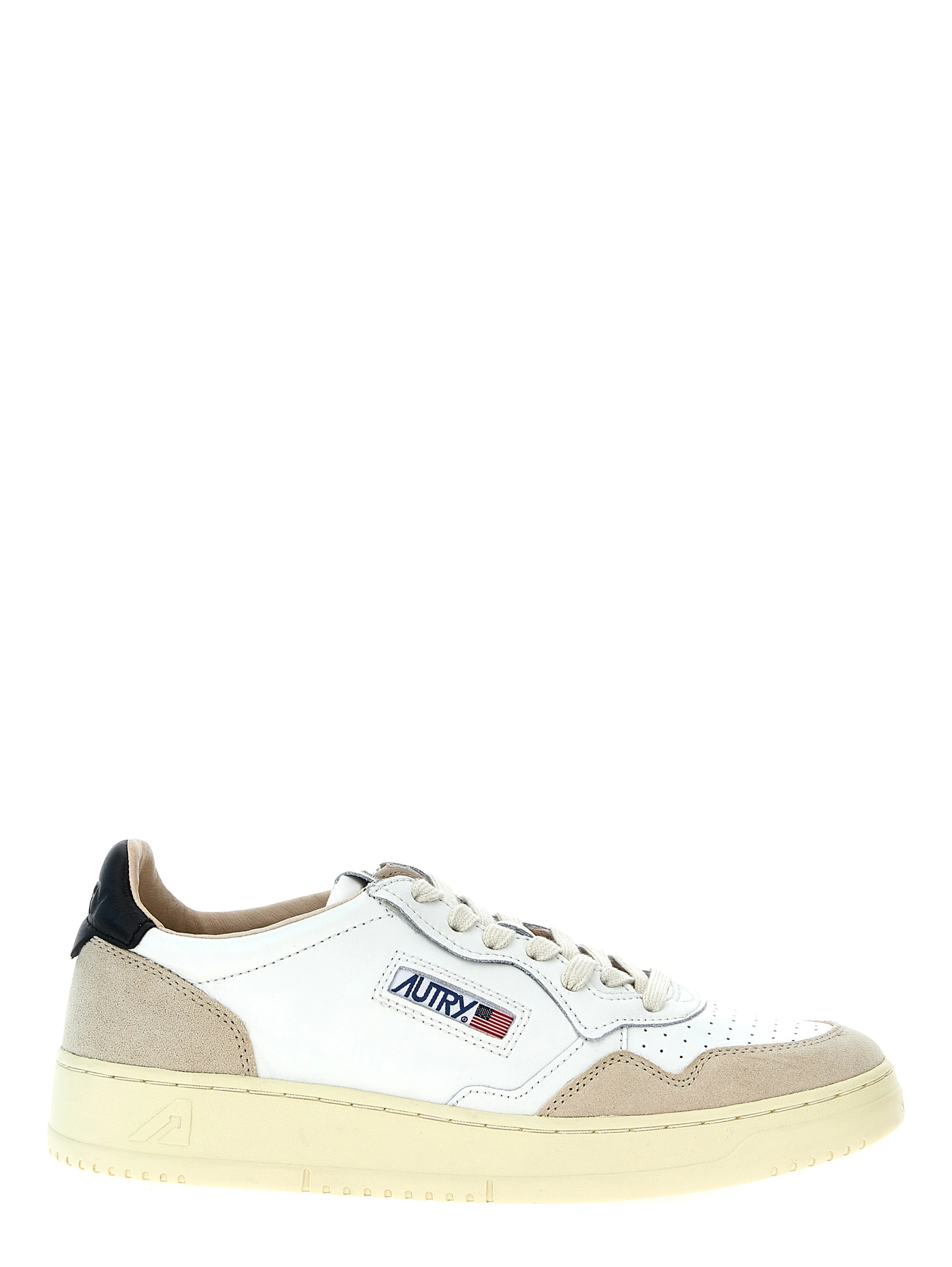 Multicolor Leather Low Top Sneakers
