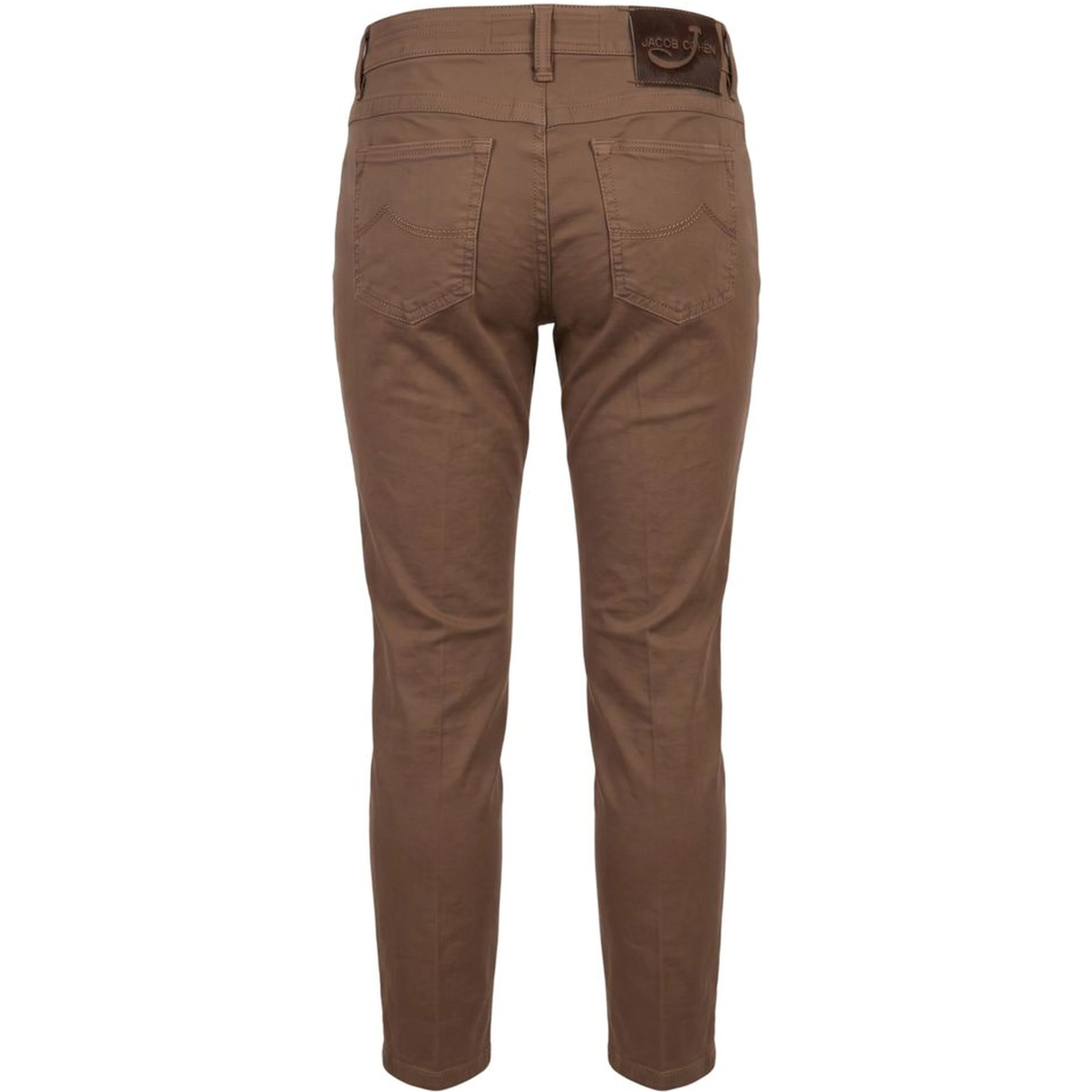 Brown Cotton Women's Pants