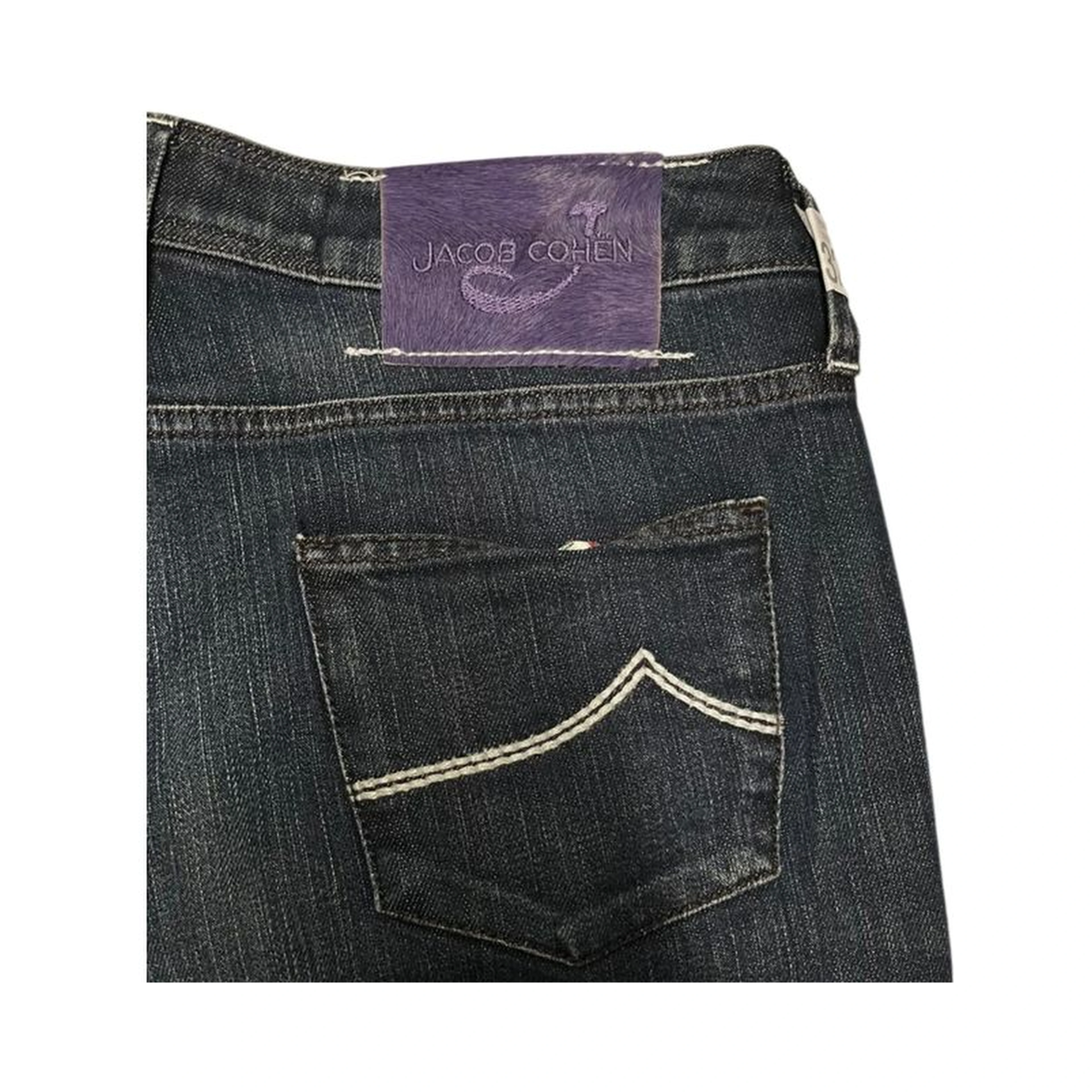 Blue Cotton Women Jeans