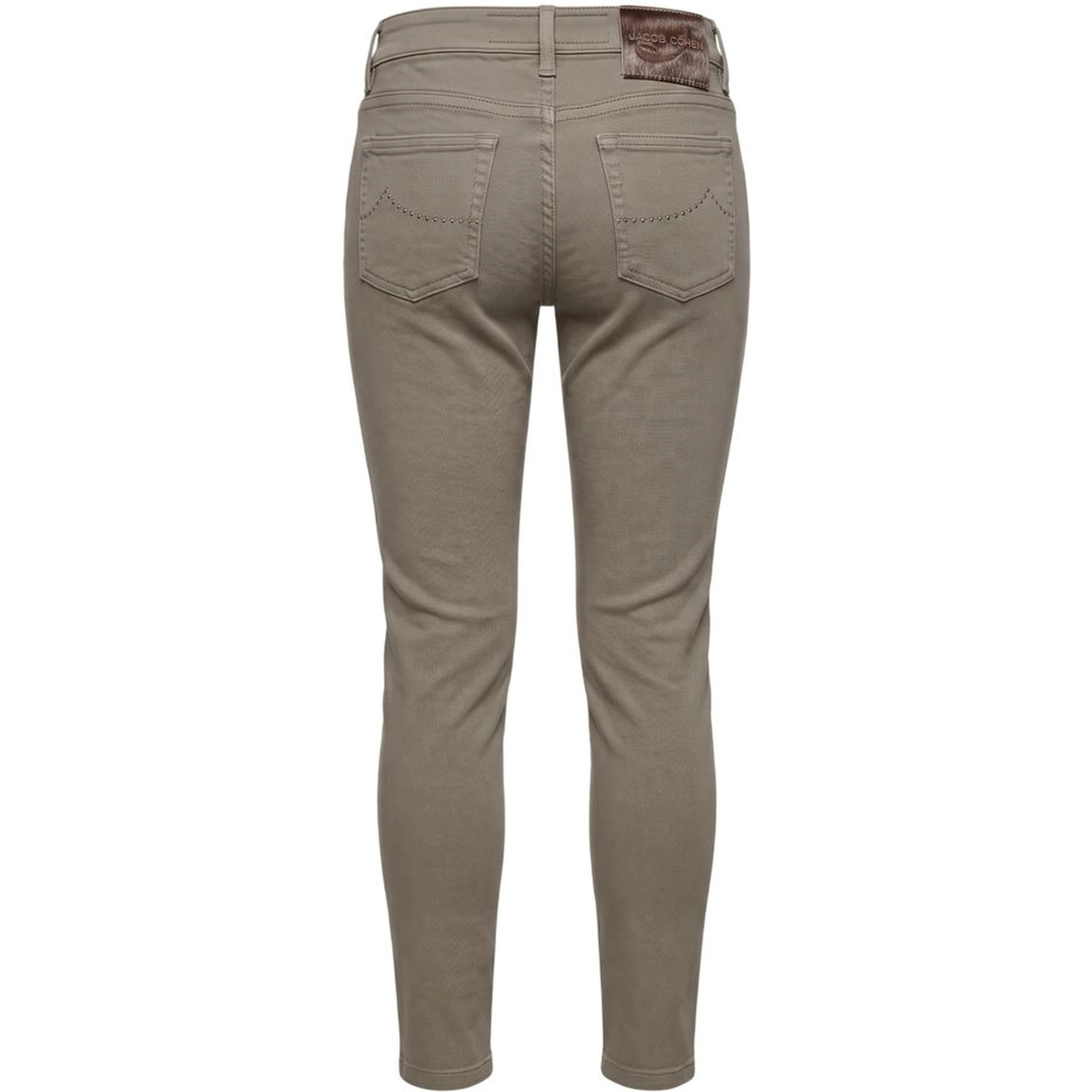 Grey Cotton Womens Pant