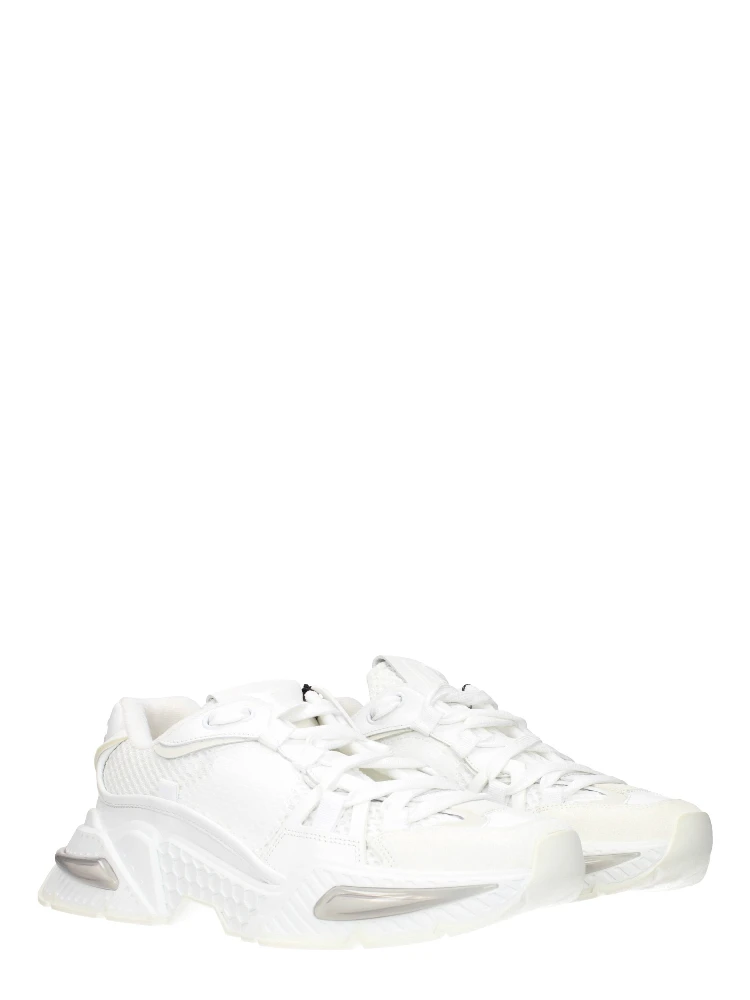 White Fabric Athletic Sneakers alternative