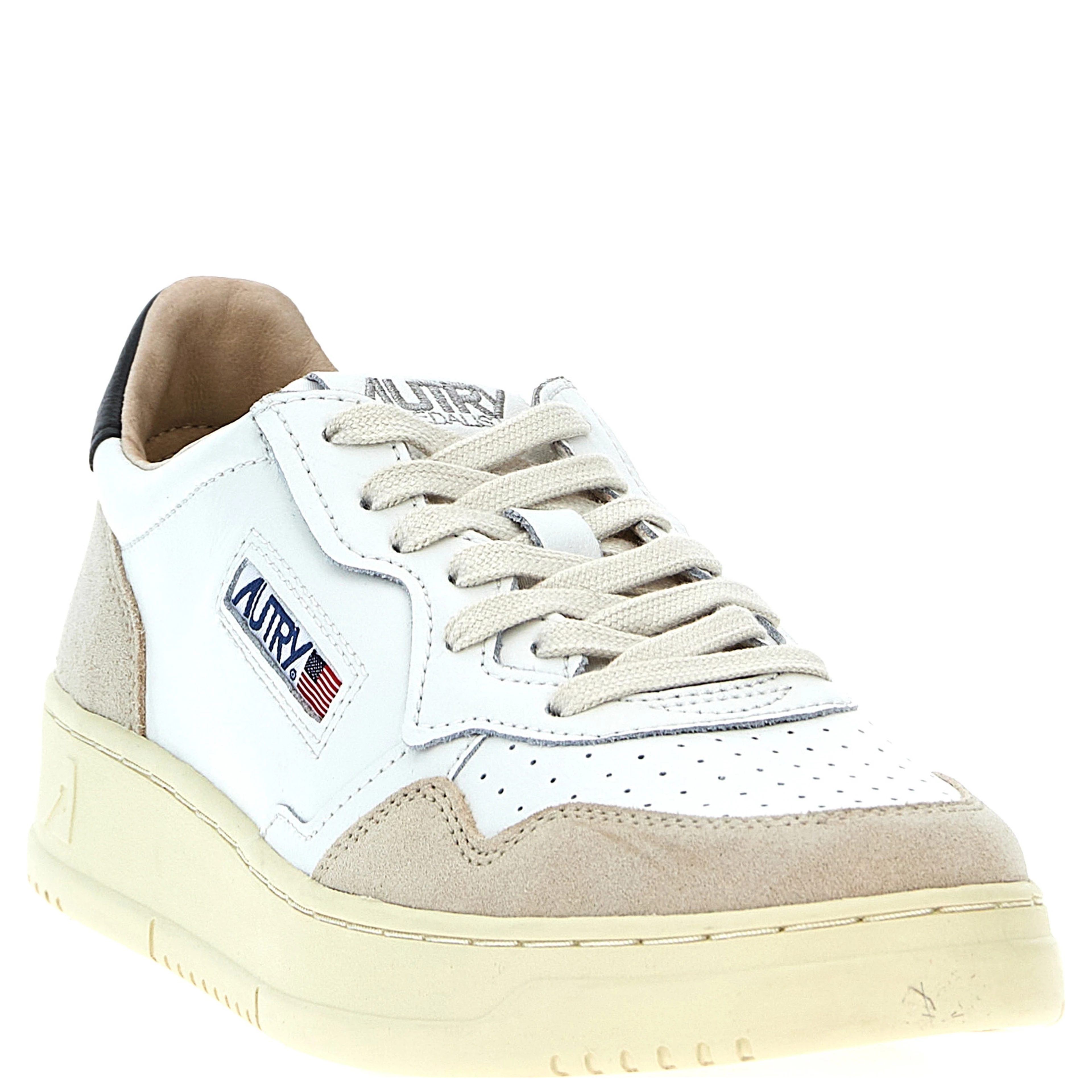 Multicolor Leather Low Top Sneakers