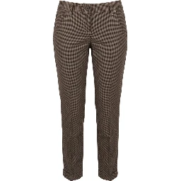 Brown Wool Women Pants