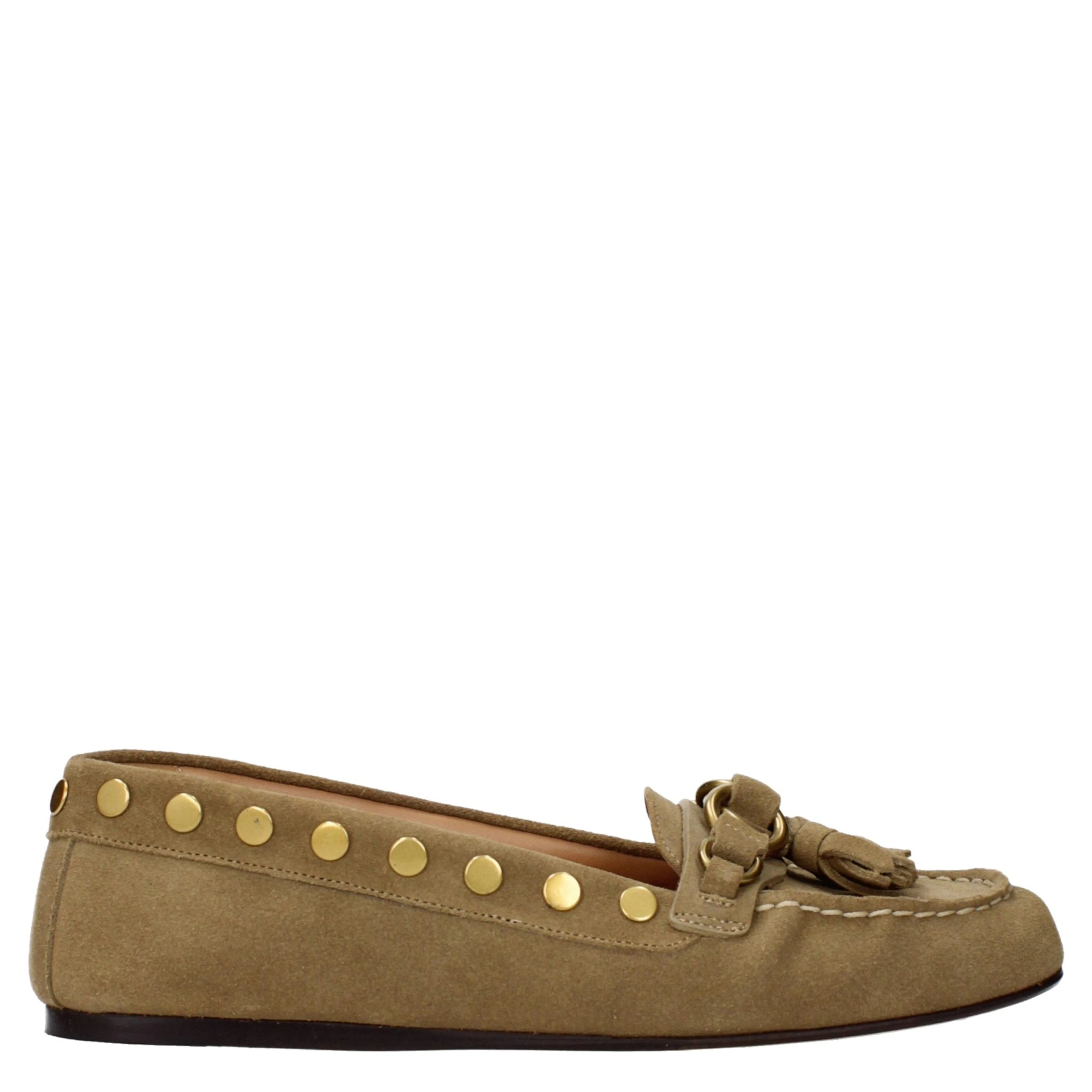 Brown Leather Slip-On Loafers