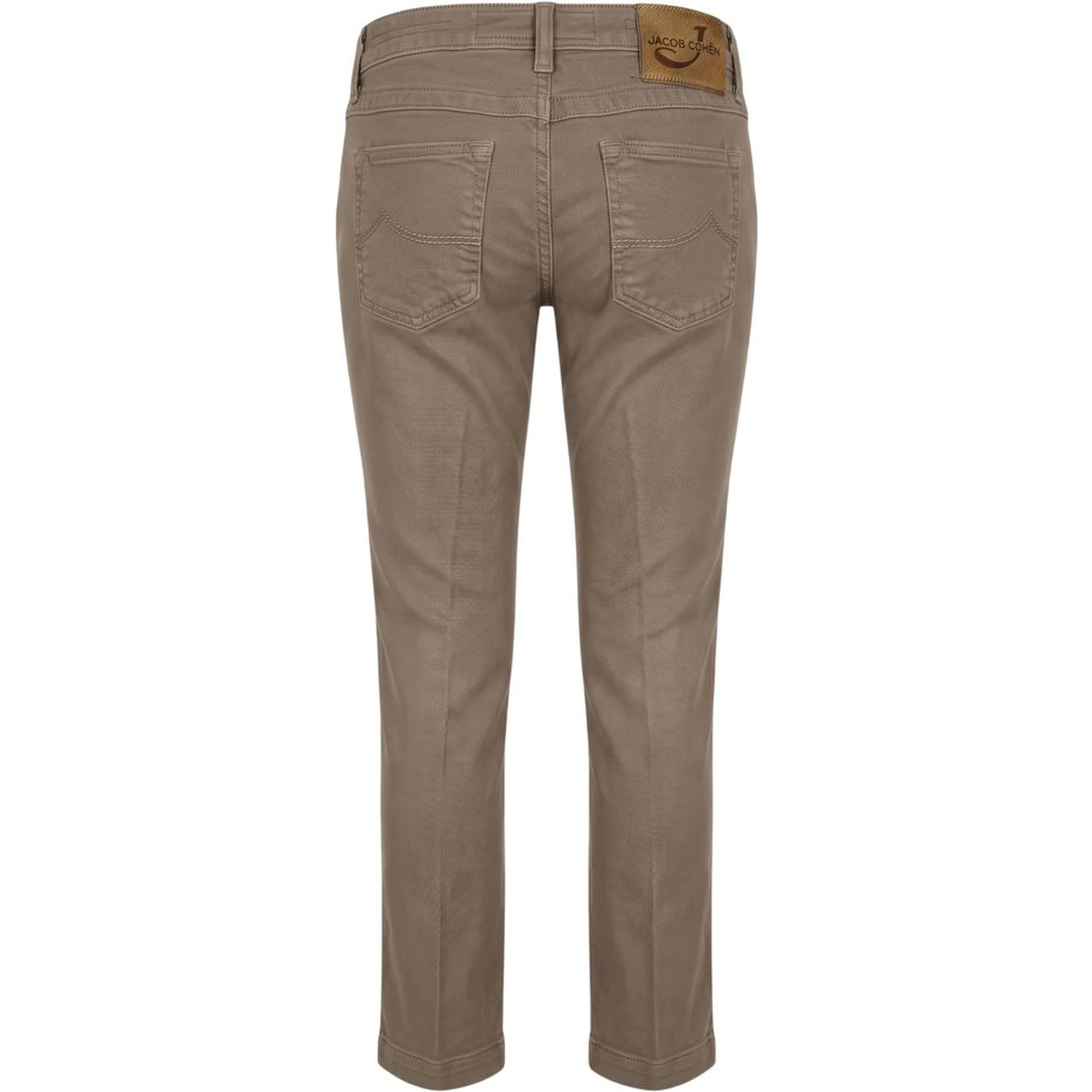Brown Cotton Women Pants