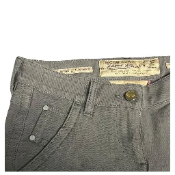 Grey Cotton Womens Pant
