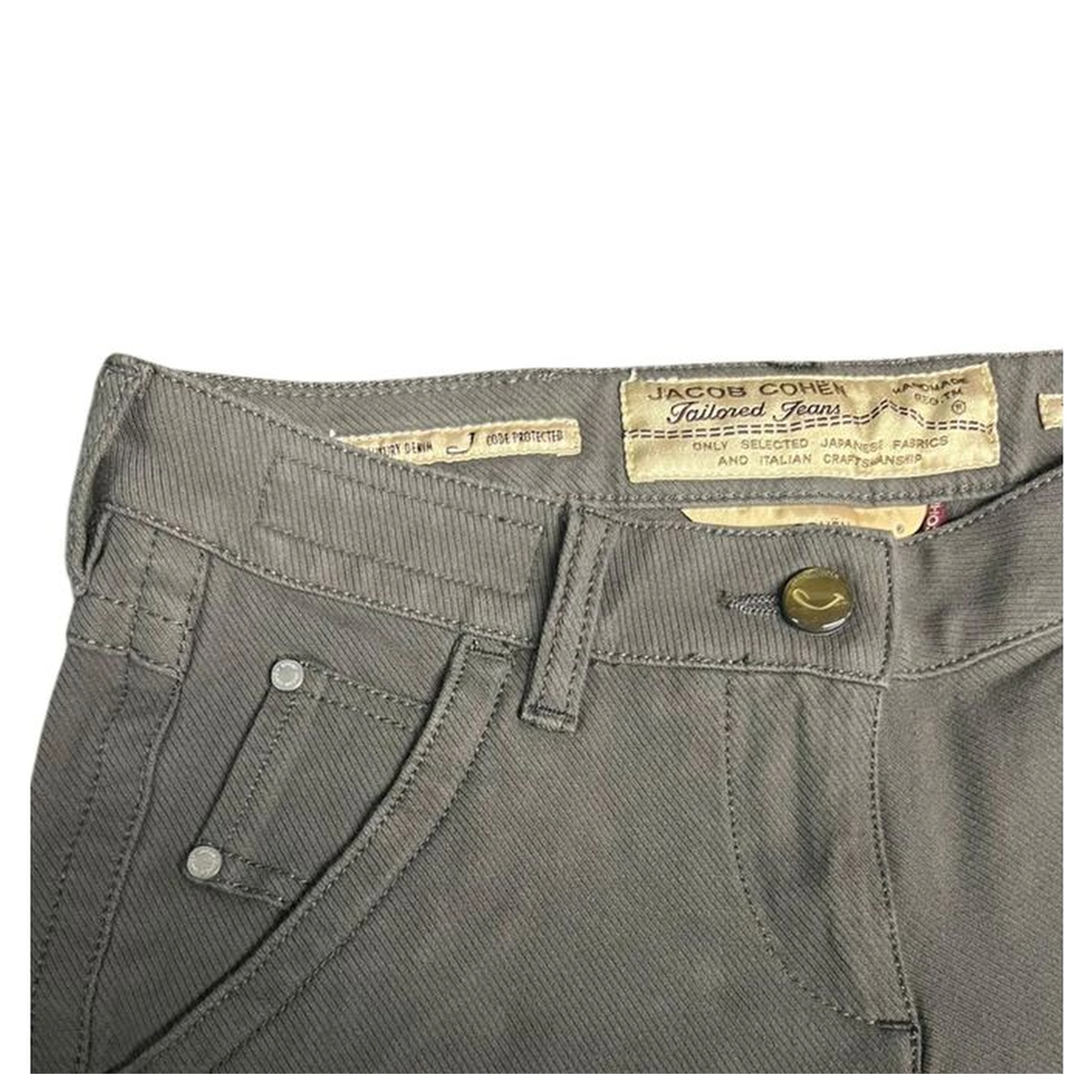 Grey Cotton Womens Pant