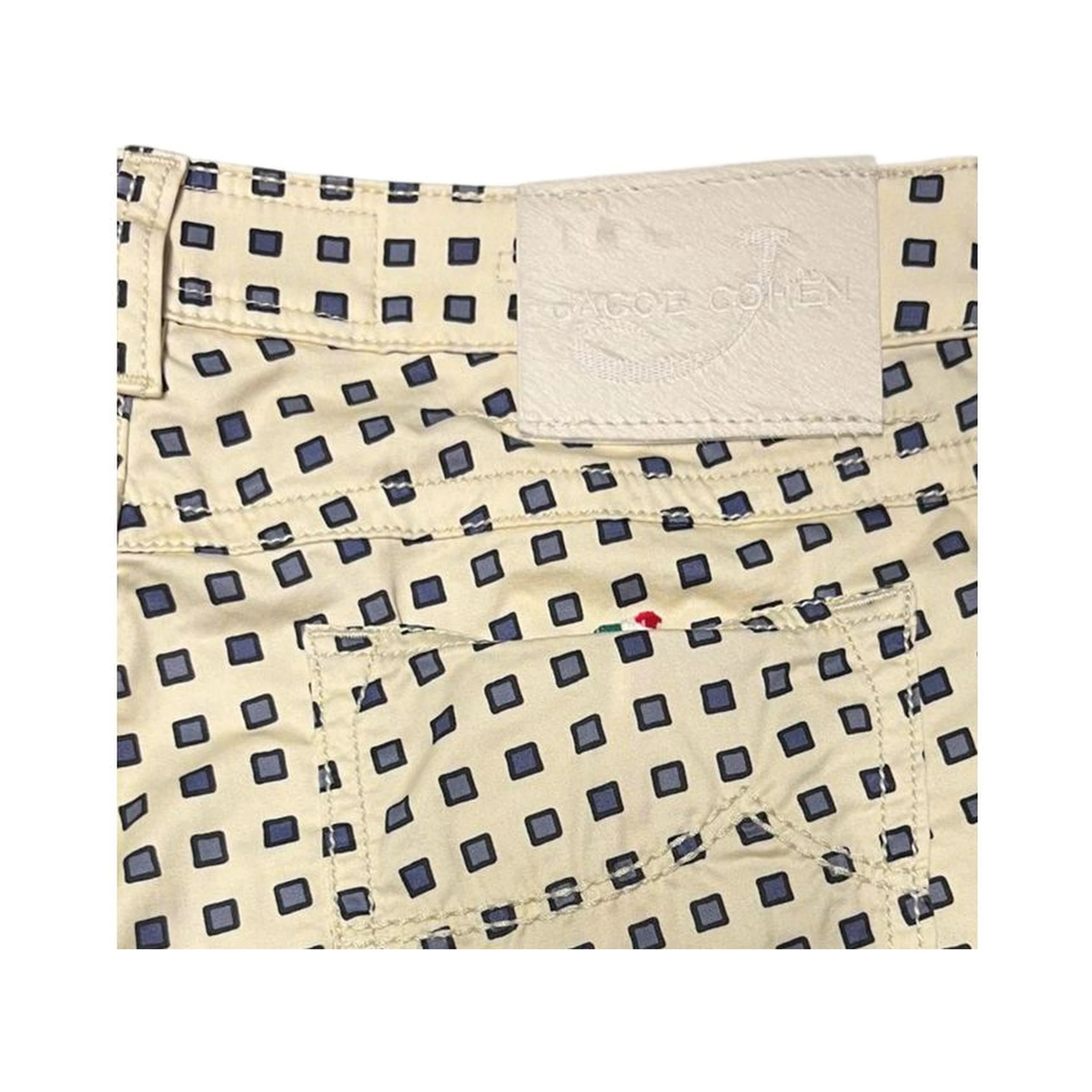 Beige Cotton Women Pants