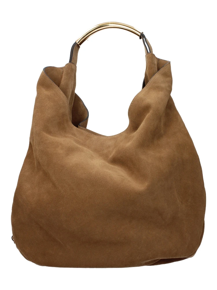 Brown Leather Shoulder Bag