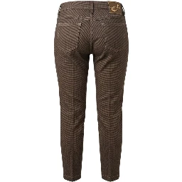 Brown Wool Women Pants