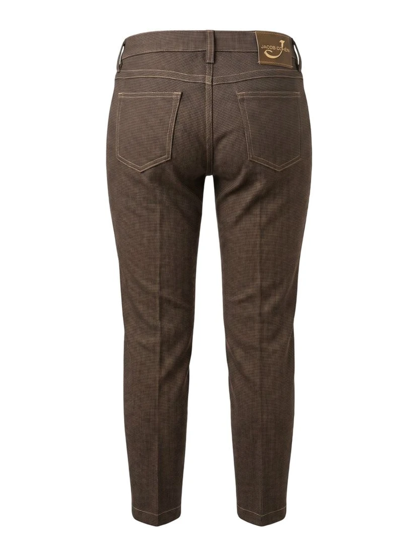 Brown Wool Women Pants
