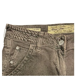 Brown Cotton Women Pants