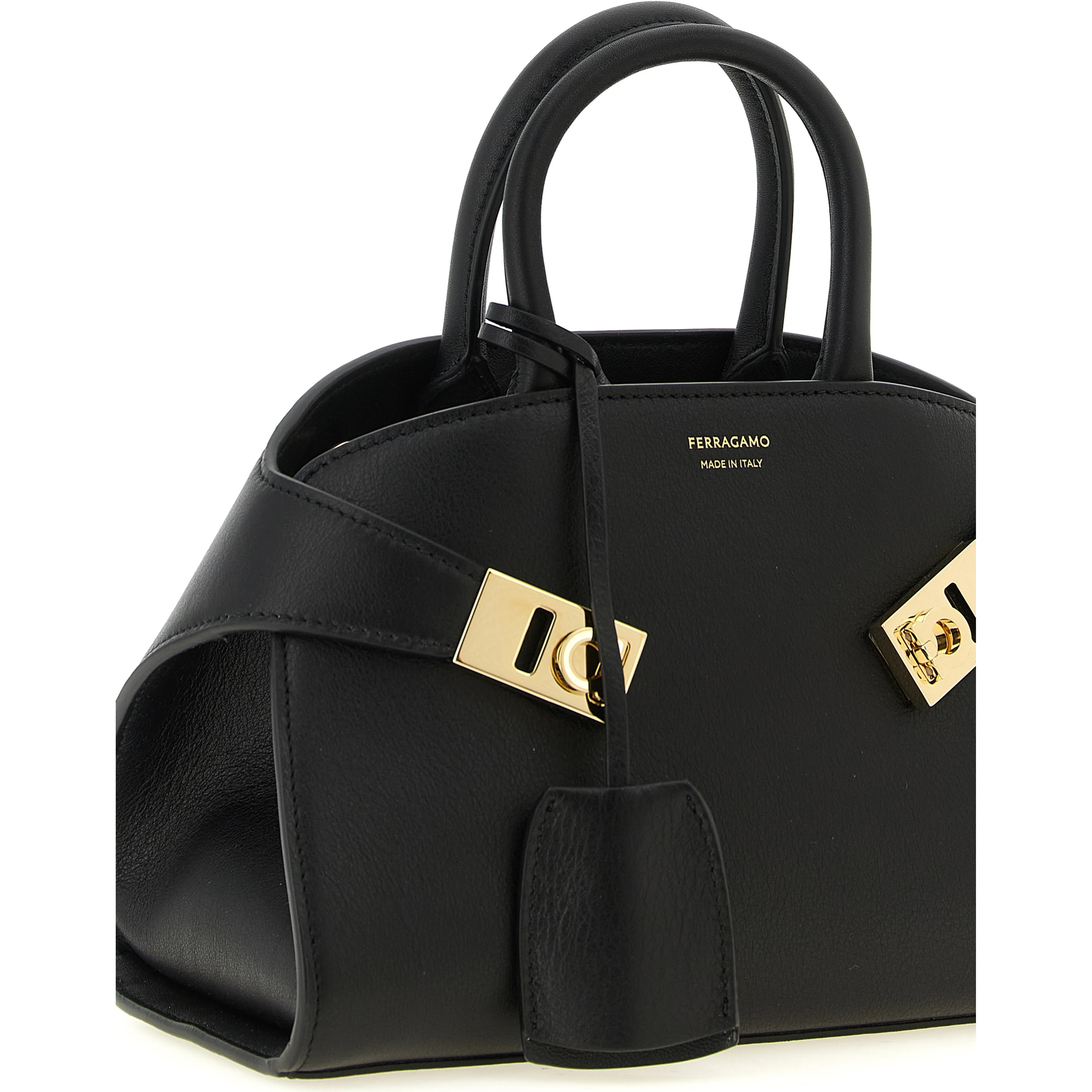 Black Calfskin Handbag