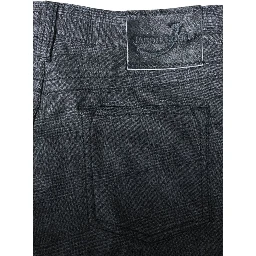 Blue Wool Women's Pants