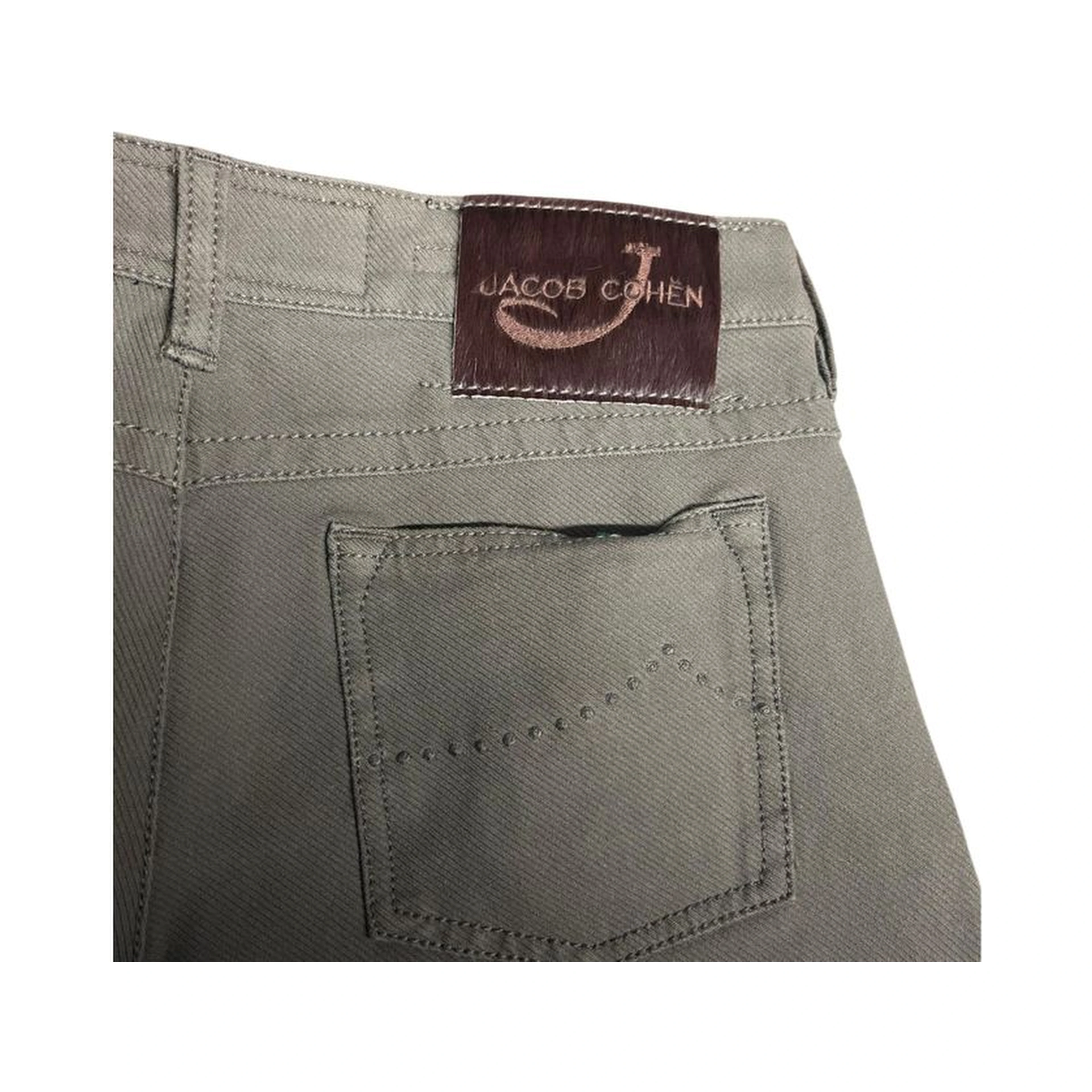 Grey Cotton Womens Pant