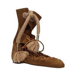 Brown Leather Ankle Boots