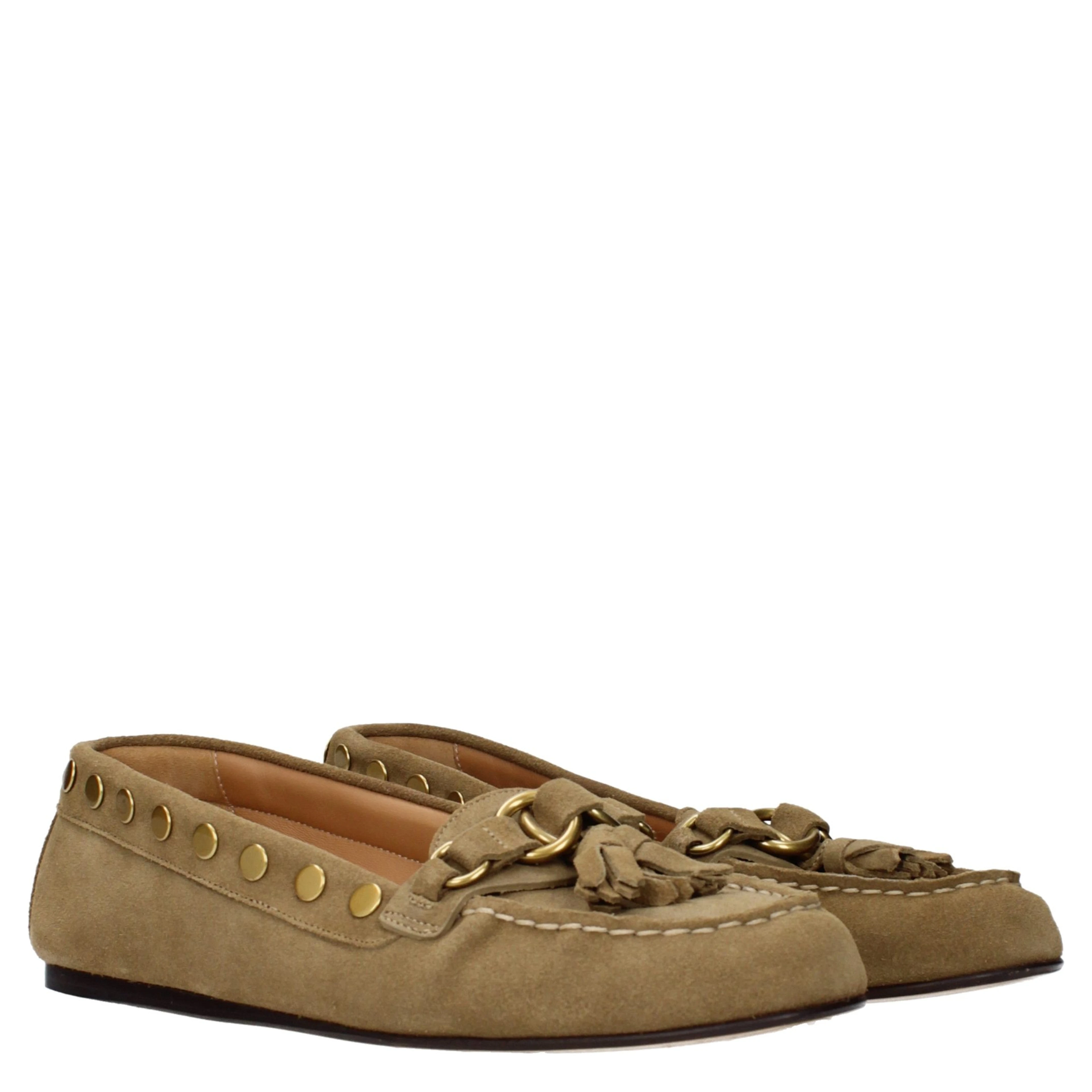 Brown Leather Slip-On Loafers