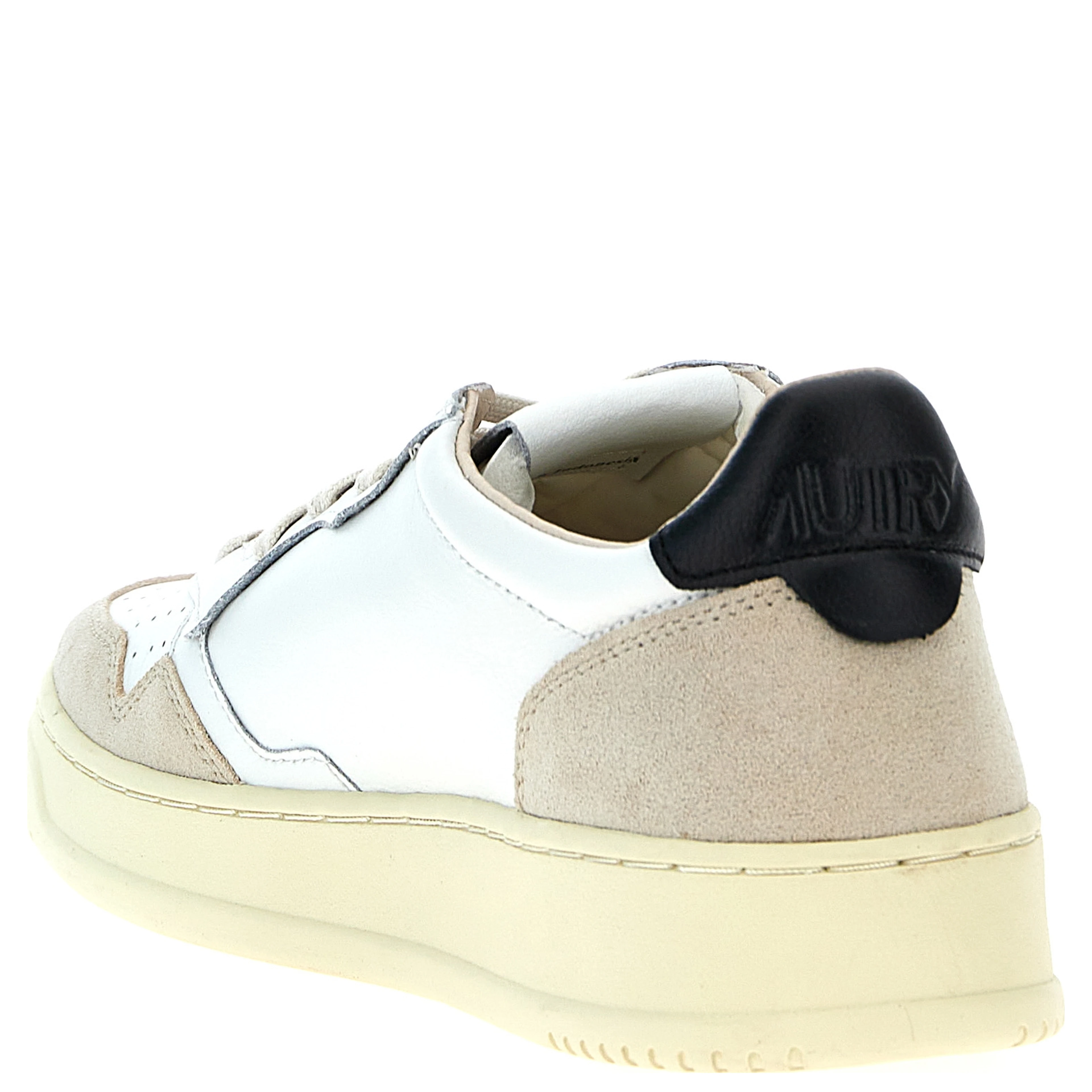 Multicolor Leather Low Top Sneakers