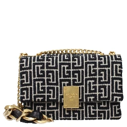 Black Fabric Crossbody Bag