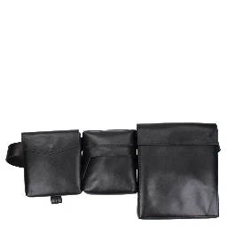 Black Leather Backpack