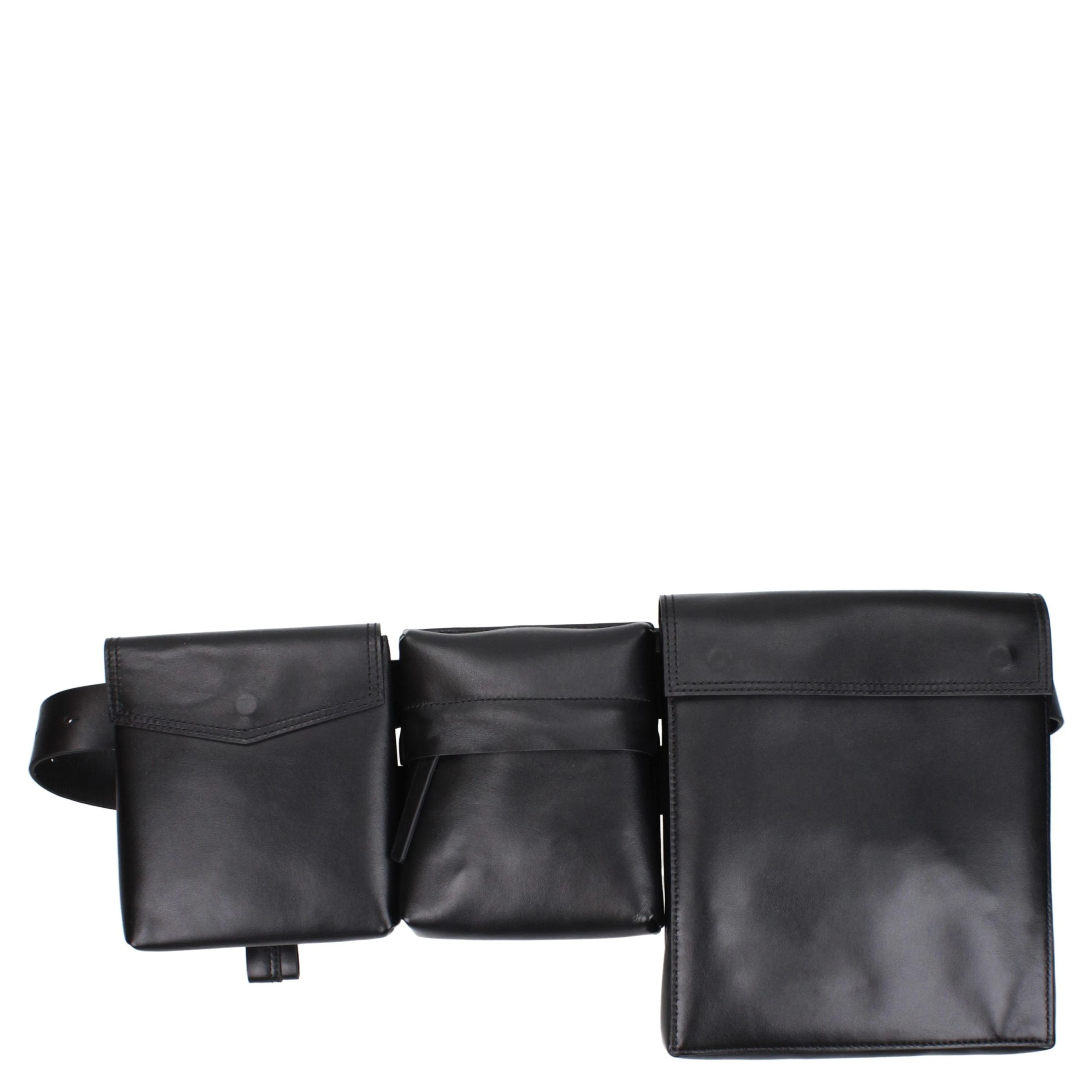 Black Leather Backpack