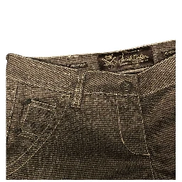 Brown Wool Women Pants