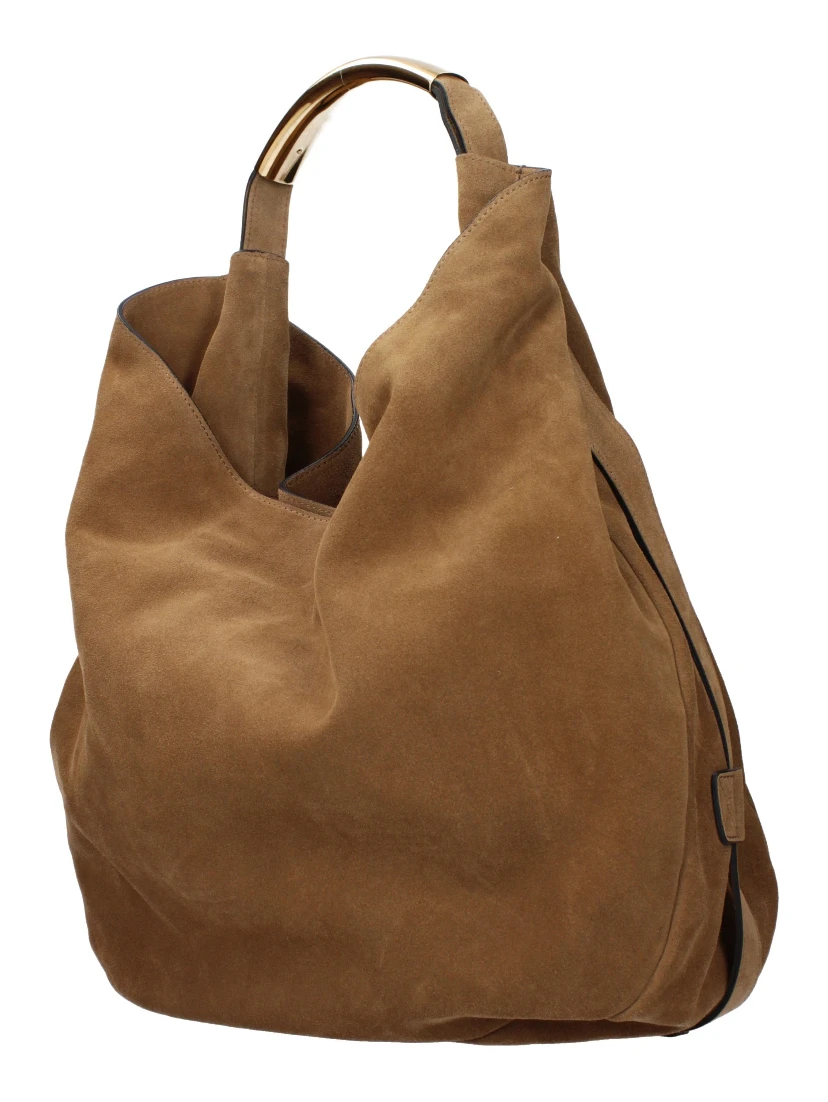 Brown Leather Shoulder Bag