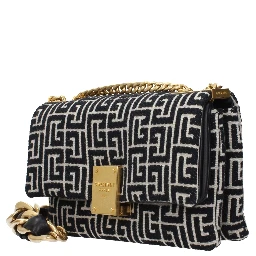 Black Fabric Crossbody Bag