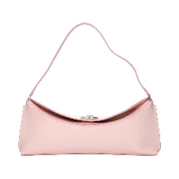 Pink Leather Shoulder Bag
