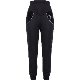 Black Cotton Women's Sweatpant