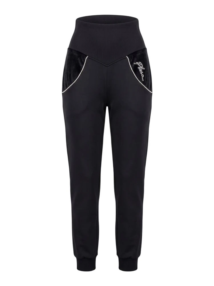 Black Cotton Women's Sweatpant