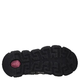 Black Fabric Athletic Sneakers