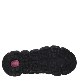 Black Fabric Athletic Sneakers