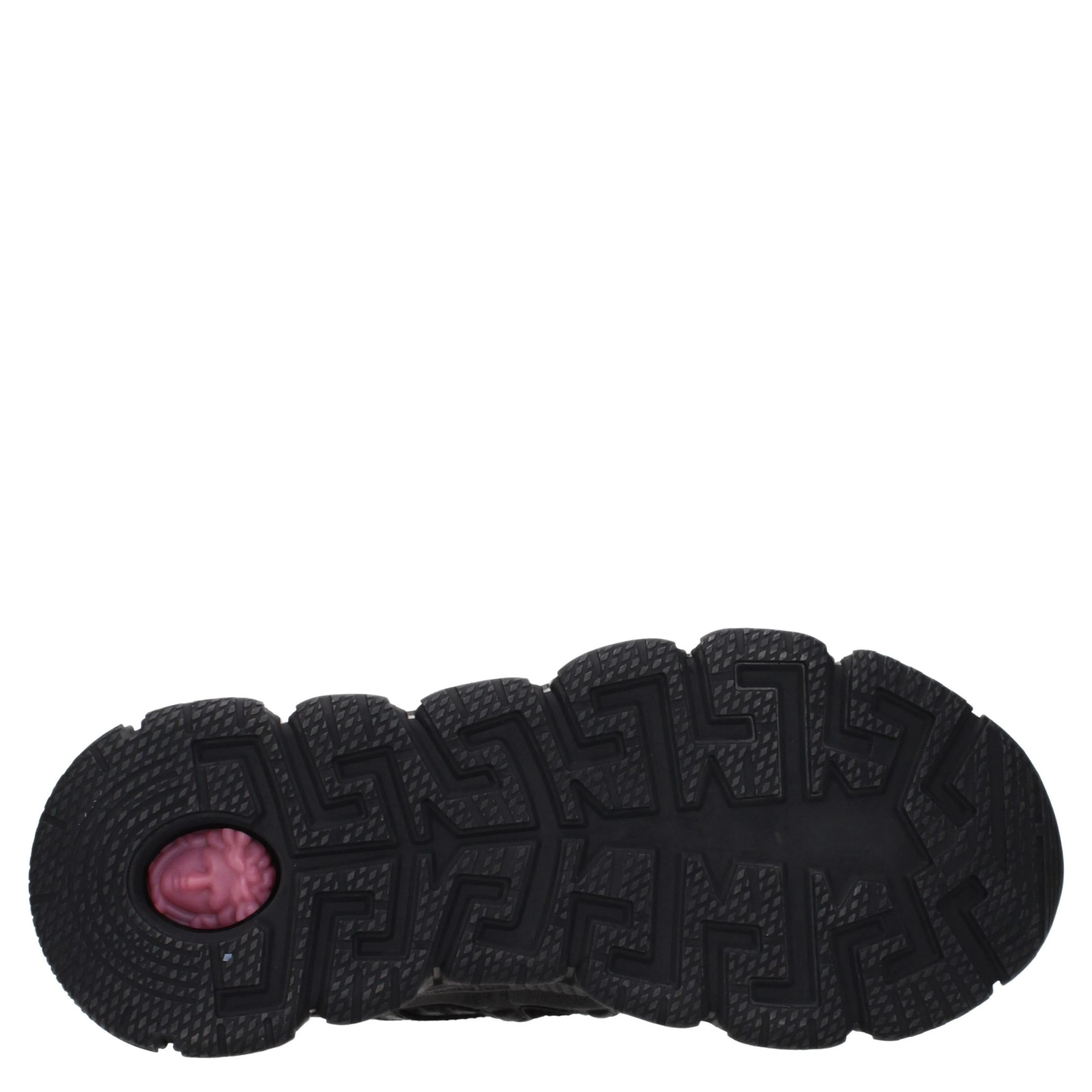 Black Fabric Athletic Sneakers