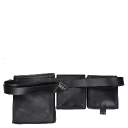 Black Leather Backpack