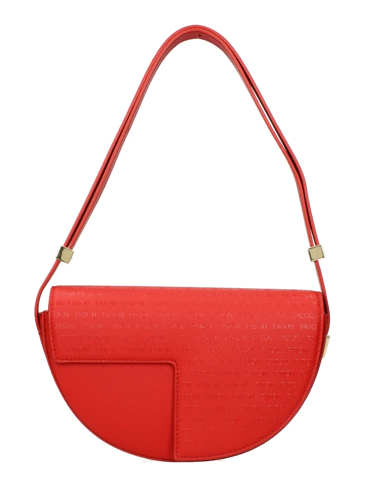 Red Leather Shoulder Bag