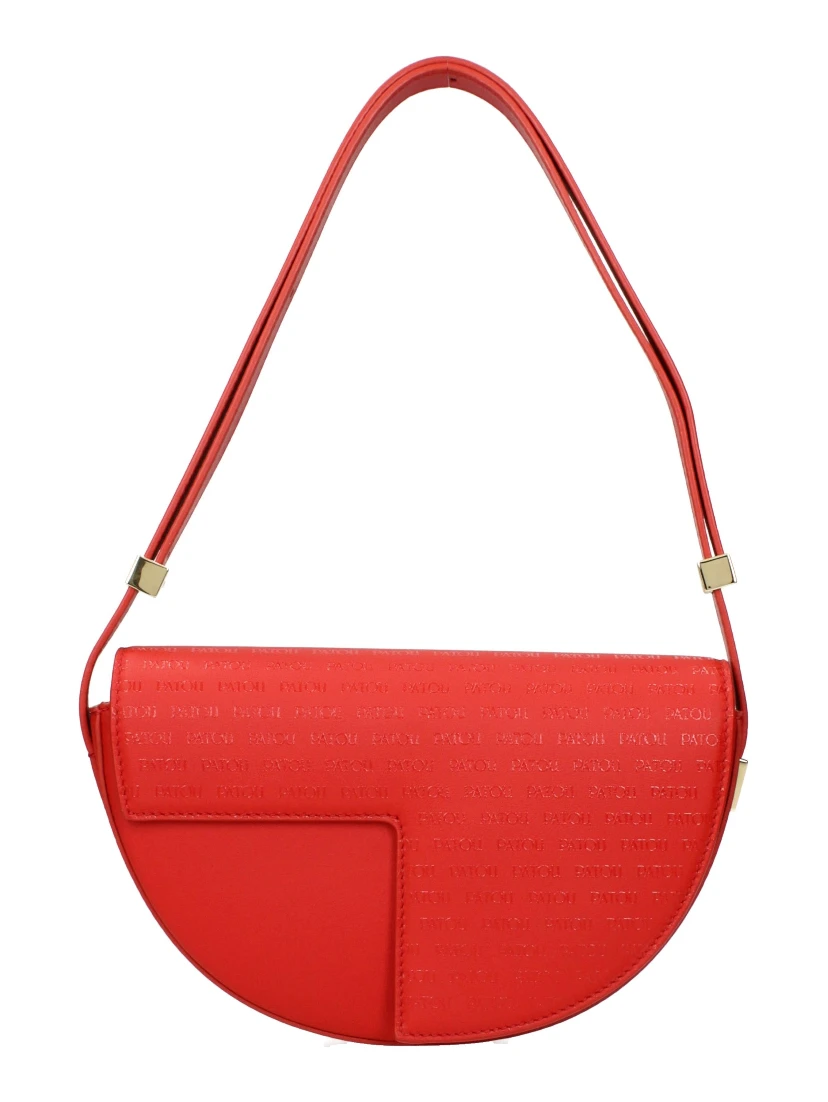 Red Leather Shoulder Bag