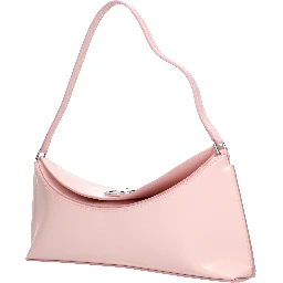 Pink Leather Shoulder Bag