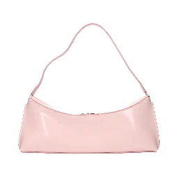 Pink Leather Shoulder Bag