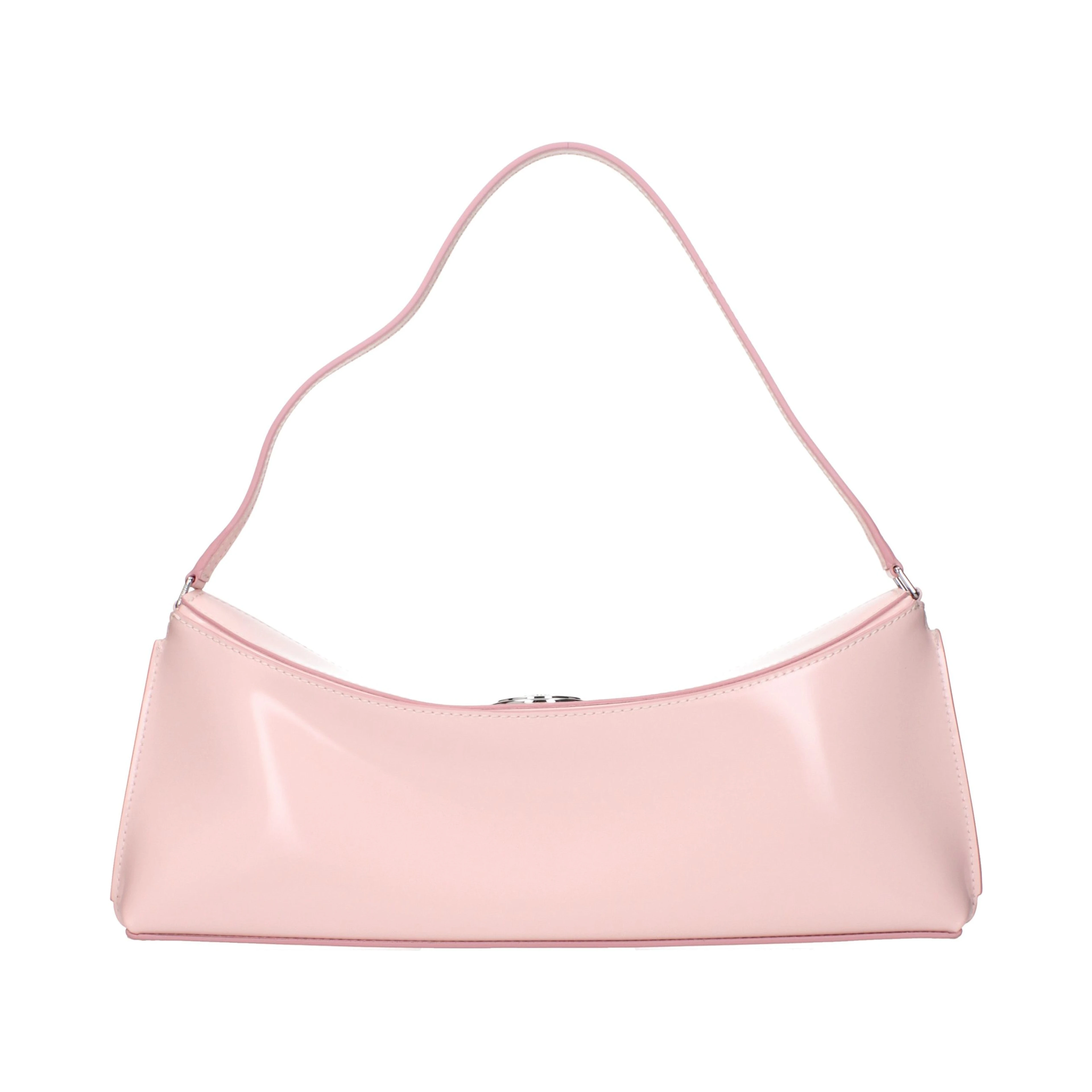 Pink Leather Shoulder Bag