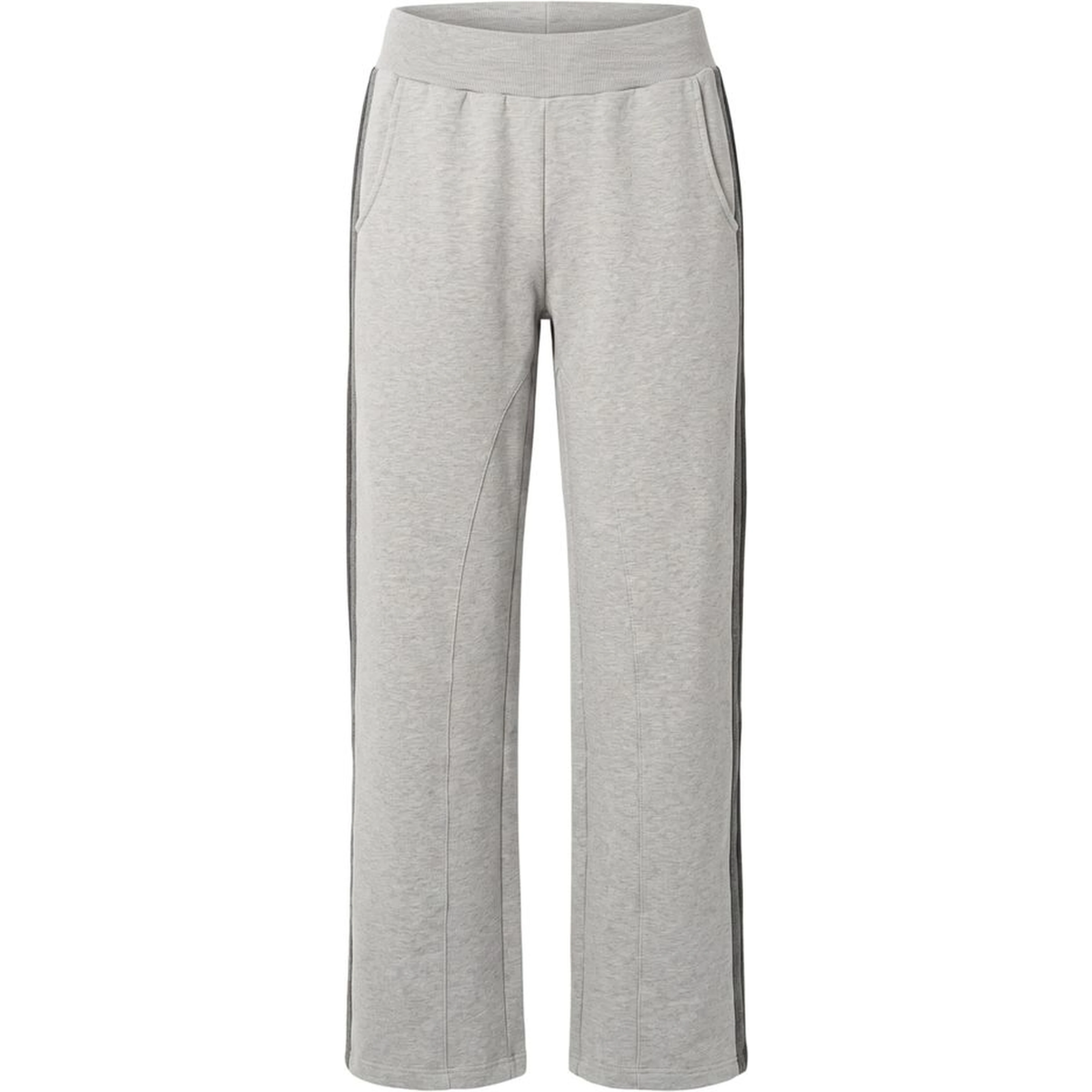 Grey Cotton Women's Pants