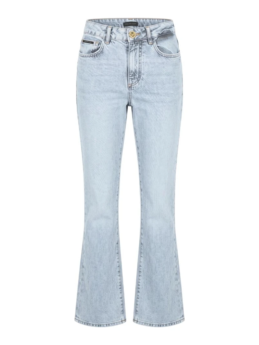Blue Cotton Women's Jeans