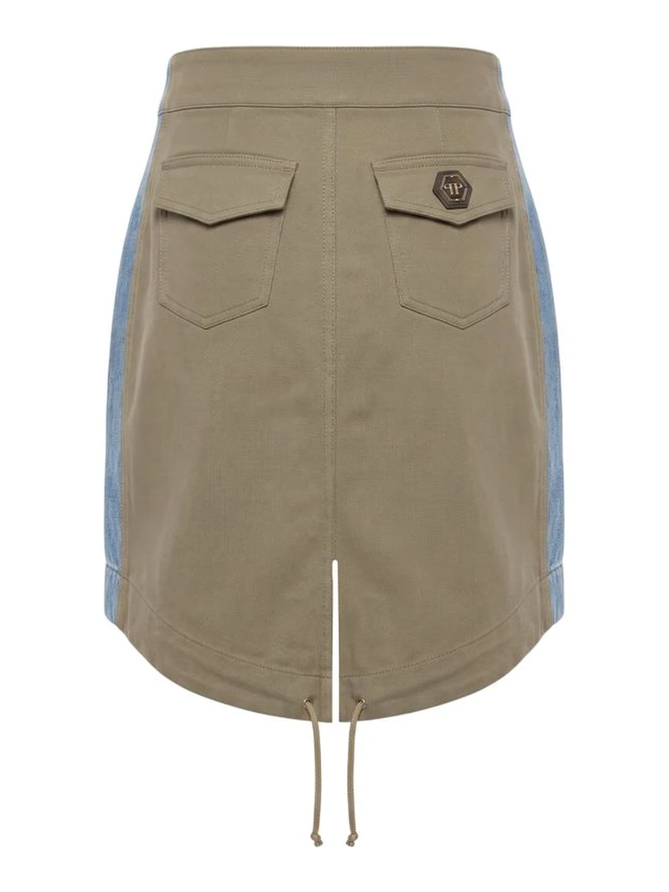 Blue Cotton Women Skirt alternative